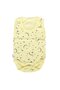 Yellow Unisex Bodysuit with Crescent and Star Pattern - Hanging - 5