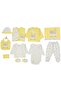 Yellow Cat Printed 10 Piece Unisex Hospital Exit Set - 2