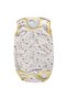 Yellow Animal Patterned Unisex Bodysuit - Ribbed Strap