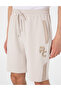 Stone Comfort Fit Modal Fabric Knitted Shorts 50302604-Vr049 - 5
