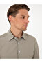 Khaki Slim Fit Striped Long Sleeve Shirt 50310777-Vr054 - 2
