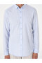 Light Blue Oxford Slim Fit Easy-Iron Shirt 50306996 -Vr003 - 6