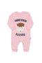 Baby Girl Pink Mother's Lamb Written Snap Jumpsuit - 4