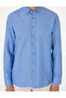 Blue Oxford Slim Fit Easy-Iron Shirt 50306996 -Vr036 - 6
