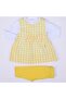 Baby Girl Yellow Plaid Seersucker 3 Piece Set