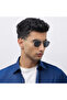 Polarized Sunglasses Silver Frame Grey Mirror Lens 54mm - LC1204C02 - 7