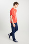 Texas Slim Fit Slim Fit Slim Fit Regular Waist Slim Leg Dark Blue Cotton Stretch Jean Denim Pants - 3