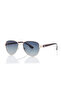 Polarized Sunglasses Gold Frame Gradient G15 Mirror Lens 60mm - LC1201C02 - 2