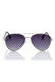 Polarized Sunglasses Gradient Grey Frame Silver Mirror Lens 47mm - LC1220C01