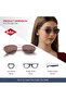 Polarized Sunglasses Rosegold Frame Gradient Brown Mirror Lens 56mm - LC1210C02 - 8