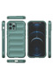 iPhone 12 Pro Compatible Case Optimum Silicone - Dark Green Zngzr - 3