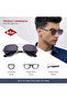 Polarized Sunglasses Gradient Grey Frame Silver Mirror Lens 47mm - LC1220C01 - 8