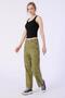 Straght Pattern Side Pocket Zippered Stitching Detailed Belt Printed Denim Pants - 4