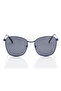 Polarized Sunglasses Dark Blue Frame Grey Mirror Lens 55mm - LC1207C03