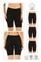 Özkan 0413 3 Pack Women's 95% Cotton Lycra Single Jersey Fabric Flexible Comfortable Soft over Knee Top