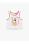 Cotton Licensed Crew Neck Printed Lola Bunny Crop Undershirt