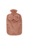 Paptex Hot Water Bag Plush Cover Pink – Soft Outer Cover with Ribbon - 3