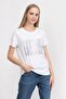 Crew Neck White Women's T-Shirt W3Gı08K9Sn1G011 - 2