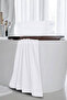 10 Pcs Hotel Bath Towel 100% Cotton 70X150 cm White 20/2 Ring 600 Gr - 3