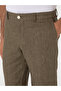 Khaki Slim Fit 100% Linen Classic Trousers 50306223-Vr027 - 5