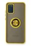Samsung Galaxy A02S Case Montreal Ring Silicone Cover - Yellow Gnzrz
