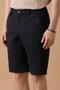 Men's Elastic Waist Relaxed Cut Navy Blue Shorts - 4