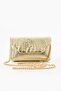Gold Long Strap Croquet Clucth Jake Women's Hand and Shoulder Bag