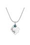 Puzzle Heart Stoned Best Friend Necklace 3 Pieces Make Brown Stylish Young Gift Necklace - 3