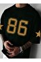 Men's Plus Size 3D Digital Printed Casual Sports Jersey T-Shirt - Green, Yellow