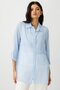 Buttoned Blouse with Inner Tank Blue