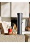 Motiva 1L Vacuum Jug, Charcoal – Nordic Design, Quick-Press Lid, 12h Hot & 24h Cold Retention - 4