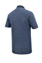 Men's Polo Neck Pocket Classic Fit Blue T-Shirt - 5114 - 6