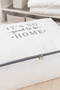 Set of 2 White Gray Printed Mega Size Base under Bed Cabinet Pillow Quilt Sweater Clothes Bag - 3