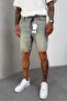 Blue Denim Fabric Men's Jean Jeans Shorts Ke-480 - 6