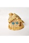Mini Miniature Knitted Stone Mountain House, Ornament House Silicone Mold K-1422, Stone Powder Soap Plaster Candle Mold - 5