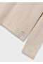 Girl's Cream Turtleneck Knitted - 2