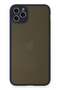 iPhone 11 Pro Max Case Montreal Silicone Cover - Navy Blue Zngzr