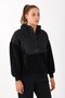 Comfort Women's Hooded Black Sweatshirt - 3