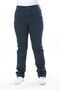 Women's Plus Size Navy Blue High Waist 5-Pocket Lycra Gabardine Trousers 65N38117 - 4