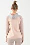 Slimfit Women's Hooded Peach Tracktop - 2