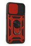 iPhone 12 Case Pars Lens Ring Silicone - Red Gnzrz - 2