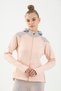 Slimfit Women's Hooded Peach Tracktop