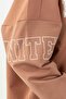 Oversized Women's Crew Neck Mushroom Sweatshirt - 7