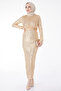 Abendkleid Beige - 23653