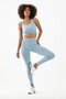 Slimfit Women's Tank Top Collar Blue Bra - 5