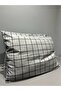 Anthracite Striped Pattern Pillow Case 2 Pcs 50X70 - 3