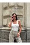 Cotton Camisole Fabric V-Neck Crop Tank Top – Women's Summer Fit Tank Top - 5