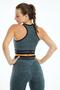 Slimfit Women's Crew Neck Petrol Bra - 2