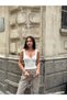 Cotton Camisole Fabric V-Neck Crop Tank Top – Women's Summer Fit Tank Top - 4