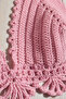 Pink Knitted Crop Bustier – Size 42 for Compatibility, Summer & Trendy Elegance - 2